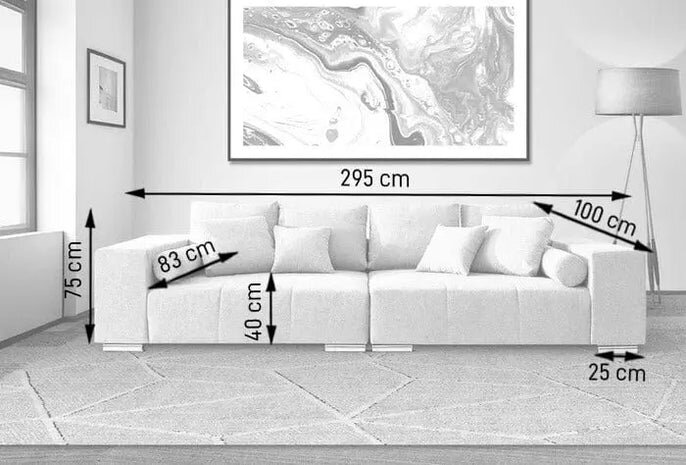 Canapea extensibila dumonde cu lada de depozitare si sezut confortabil